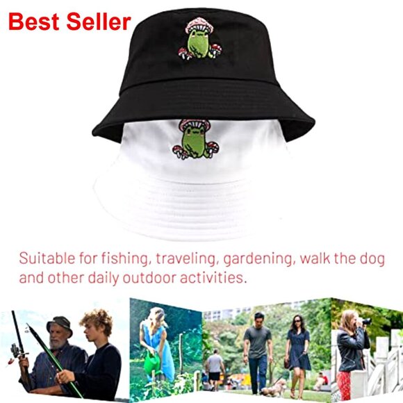Cotton Bucket Hat Unisex Adjustable Fisherman Cap Outdoor Travel main image 4